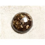 N1 - Cabochon de Pierre - Bronzite Rond 21mm - 4558550086891 