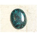 N19 - Cabochon Pierre semi précieuse - Azurite Ovale 28x22mm - 4558550079428 