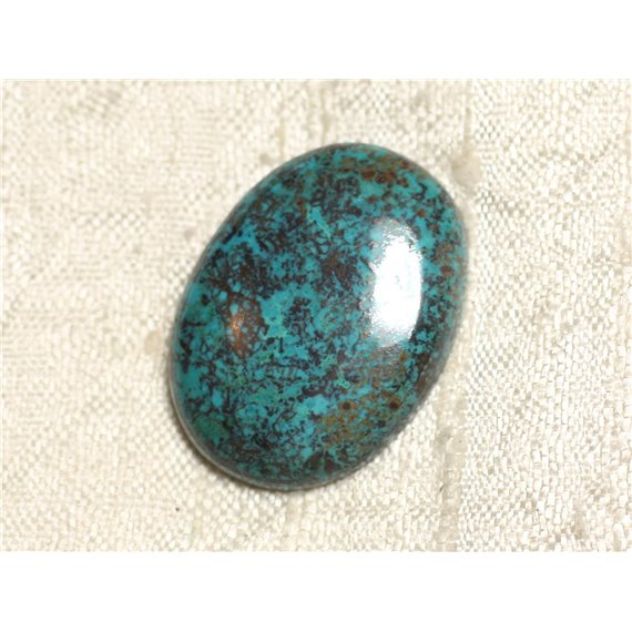 N18 - Cabochon Pierre semi précieuse - Azurite Ovale 28x21mm - 4558550079411 