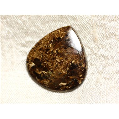 N9 - Cabochon de Pierre - Bronzite Goutte 25mm - 4558550086976 