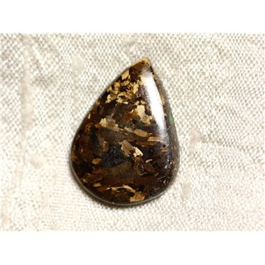 N11 - Cabochon de Pierre - Bronzite Goutte 26mm - 4558550086990 