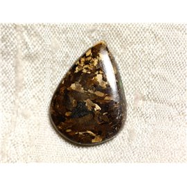 N11 - Cabochon de Pierre - Bronzite Goutte 26mm - 4558550086990 