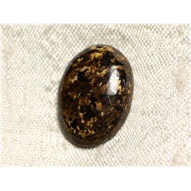 N16 - Cabochon in pietra - Ovale in bronzo 21 mm - 4558550087041 