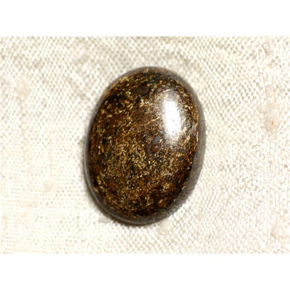 N18 - Cabochon de Pierre - Bronzite Ovale 23mm - 4558550087065 