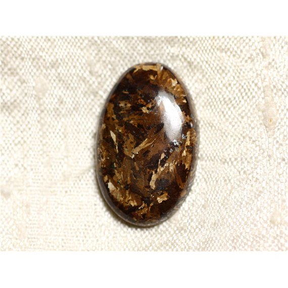 N22 - Cabochon de Pierre - Bronzite Ovale 26mm - 4558550087102 