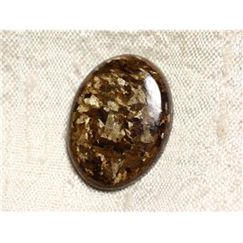 N25 - Stein Cabochon - Bronzit Oval 26mm - 4558550087133 