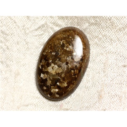 N31 - Cabochon de Pierre - Bronzite Ovale 31mm - 4558550087195 