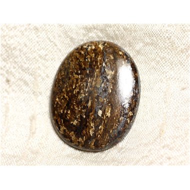 N38 - Cabochon de Pierre - Bronzite Ovale 38mm - 4558550087263 