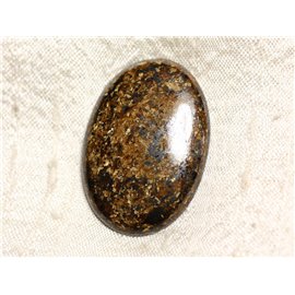 N37 - Steen Cabochon - Bronziet Ovaal 40 mm - 4558550087256 