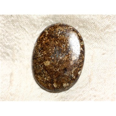 N39 - Cabochon de Pierre - Bronzite Ovale 40mm - 4558550087270 