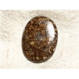 N39 - Cabujón de piedra - Bronzita Ovalada 40mm - 4558550087270 
