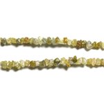 Fil 41cm 275pc env - Perles de Pierre précieuse - Diamant Brut Jaune 2mm - 4558550090775 