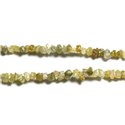 10pc - Perles de Pierre précieuse - Diamant Brut Jaune 2mm - 4558550090645 