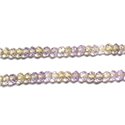 10pc - Perles Pierre - Amétrine Rondelles Facettées 2-3mm Violet Lavande Parme Mauve Jaune - 4558550090324