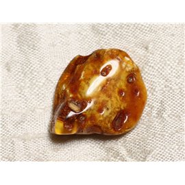 N8 - Natuurlijk amber gerold steenstuk 27x24x9mm - 4558550088949 