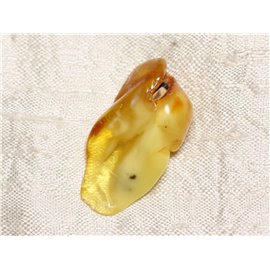 N20 - Natural Amber Rolled Stone Piece 31x19x10mm - 4558550089069 