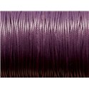 1 Bobine 90 mètres - Fil Cordon Coton Ciré 1.5mm Violet 