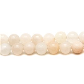 Thread 39cm approx 60pc - Stone Beads - Pink Aventurine Balls 6mm 