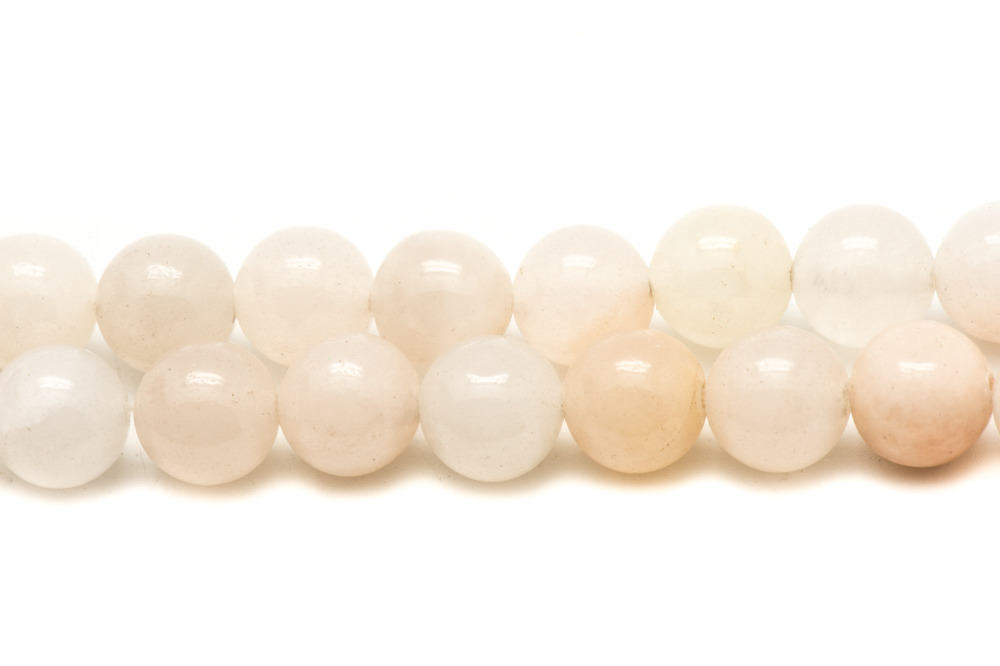 Fil 39cm 60pc env - Perles de Pierre - Aventurine Rose Boules 6mm 