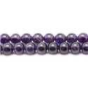 Fil 39cm 93pc env - Perles de Pierre - Améthyste Boules 4mm 