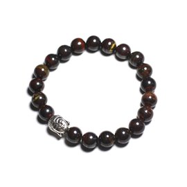 Buddha and semi-precious stone bracelet - Iron Eye 