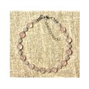 Bracelet en Quartz Rose 4 et 6 mm et Perles d'Argent 925 