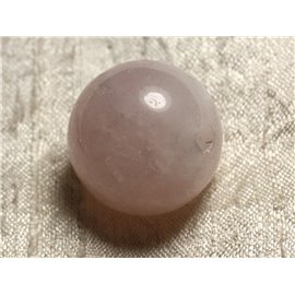 Pendule Métal Argenté Rhodium et Pierre semi précieuse - Quartz Rose Boule 25mm  Pendule Métal Argenté Rhodium et Pierre semi précieuse - Quartz Rose Boule 25mm