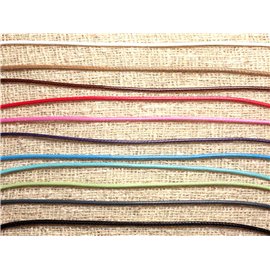 Collier Pendentif en Pierre - Agate Rouge Orange Goutte 25mm