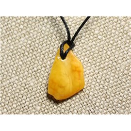 Natural Amber Pendant Necklace 29mm N9 