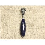 Pendentif Pierre semi précieuse - Lapis Lazuli Fuseau 29x9mm 