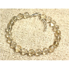 Pulsera de Plata 925 y Piedra - Citrino 6mm