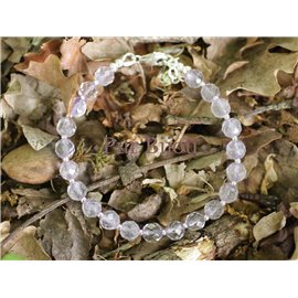 Bracelet Argent 925 et Améthyste Claire Facettée