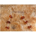 Boucles d'Oreilles Ambre Naturelle Baltique 43mm