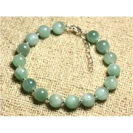 Armband Zilver 925 en halfedelsteen - Turquoise Kwarts 8mm