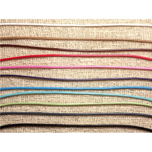 Collier Pendentif en Pierre - Agate rouge orange Donut 20mm 