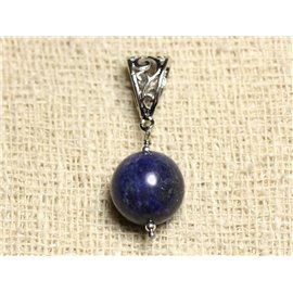 Semi precious stone pendant - Lapis Lazuli 14mm 