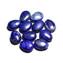 Collier Pendentif Pierre semi précieuse - Lapis Lazuli Goutte 25mm 