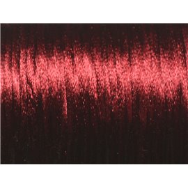 Bobina de 45 metros - Raso Cordón Rattail 2mm Rojo Burdeos