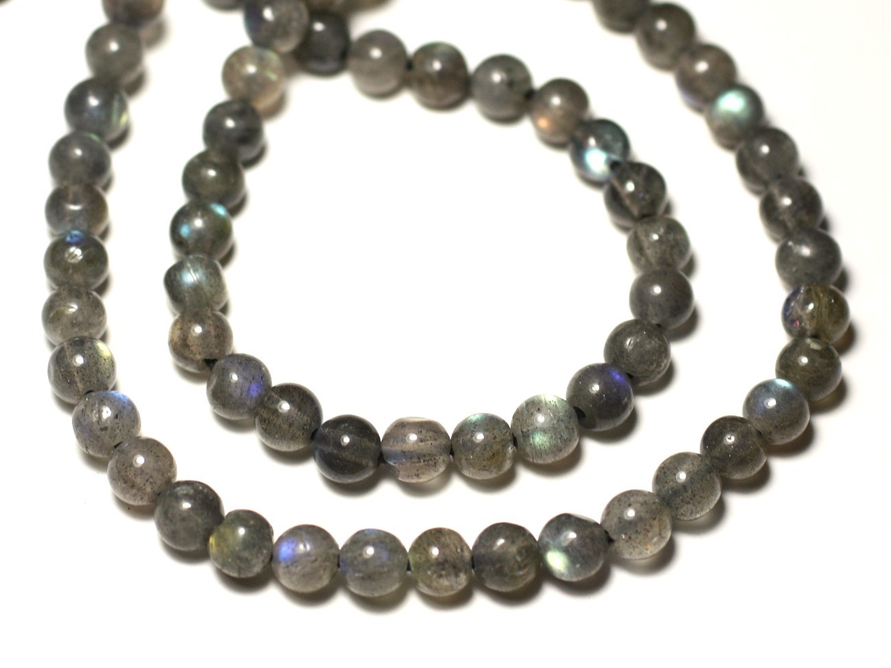 10pc - Perles de Pierre - Labradorite Boules 6mm - 8741140022690