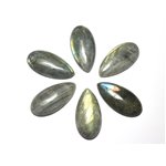 Cabochon de Pierre - Labradorite B - Goutte 40x20mm  8741140029187