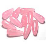1pc - Perle de Pierre - Jade Goutte Facettée 28mm Rose clair Bonbon - 8741140028296 1pc - Perle de Pierre - Jade Goutte Facettée 28mm Rose clair Bonbon - 8741140028296