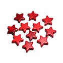 2pc - Perles de Pierre Turquoise Synthèse Étoiles 35mm Rouge - 7427039728683