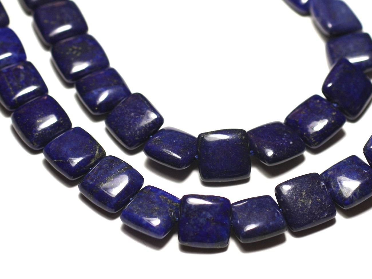 2pc - Perles de Pierre - Lapis Lazuli Carrés 14mm  4558550026880