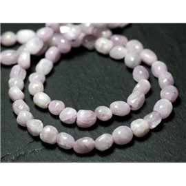 Thread 39cm 65pc approx - Stone Beads - Kunzite Rose Olives 5-8mm