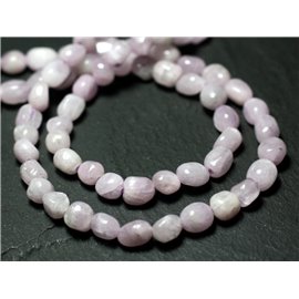 10pc - Stone Beads - Kunzite Rose Olives 5-8mm - 7427039729178