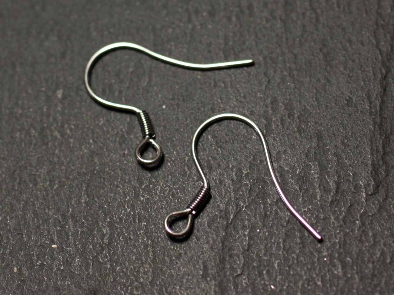 200pc - Crochets Boucles Oreilles 22mm Acier 316L inoxydable chirurgical - 7427039730211