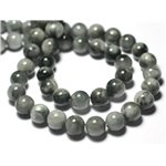 10pc - Perles de Pierre - Oeil d'Aigle Oeil de Tigre Faucon Gris Boules 6mm - 7427039730235 10pc - Perles de Pierre - Oeil d'Aigle Oeil de Tigre Faucon Gris Boules 6mm - 7427039730235