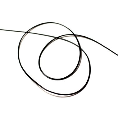 Bobine 10 mètres - Fil Elastique Fibre 0.8-1mm Noir - 7427039730273