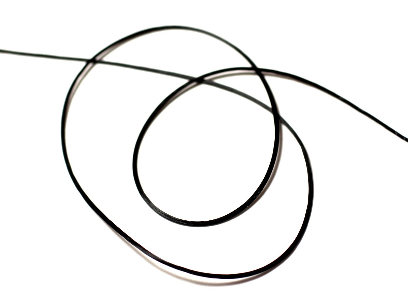 Bobine 10 mètres - Fil Elastique Fibre 0.8-1mm Noir - 7427039730273