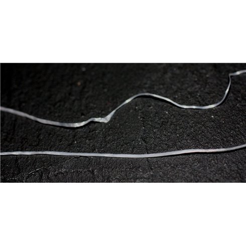 Bobine 50 mètres env - Fil Elastique Fibre 0.8-1mm Blanc Transparent - 7427039730501